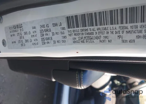 2016 Jeep Cherokee Altitude from USA, damaged, VIN 1C4PJMCS5GW114647